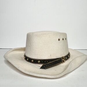 Vintage Western Express Wool Cream Cowboy Western Hat Yellowstone Size 7 1/8